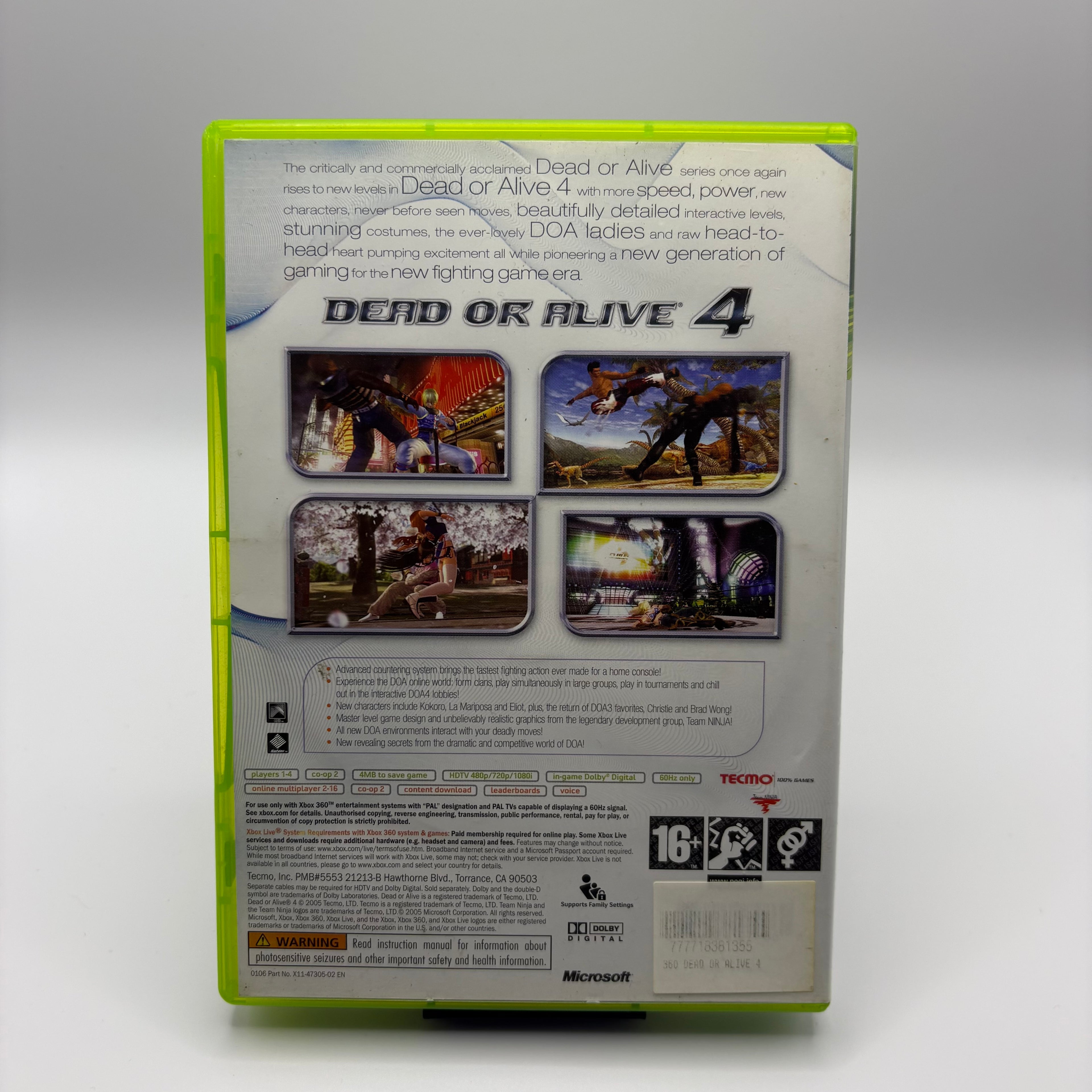 Dead or Alive 4 (PAL)
