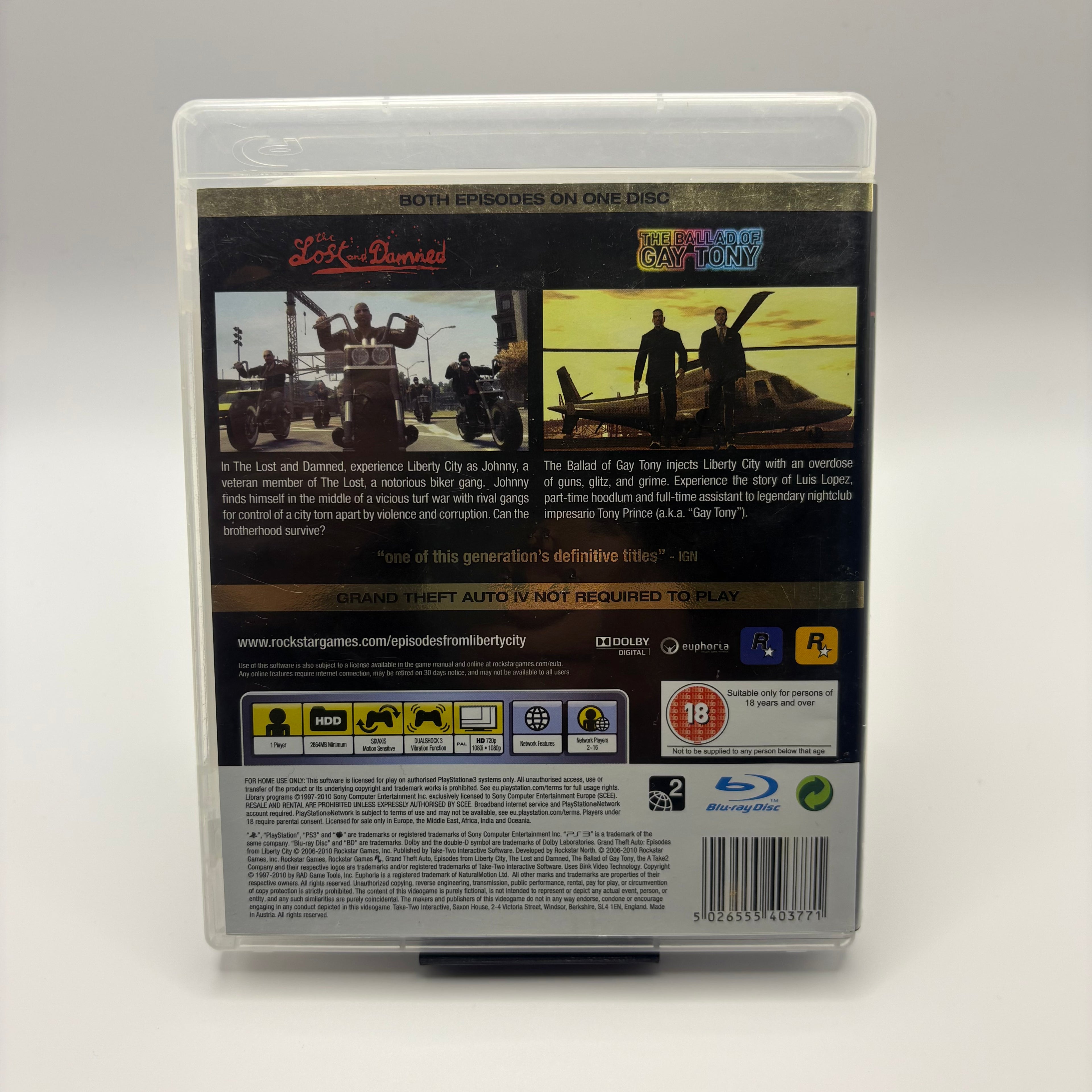 Grand Theft Auto: Episodes From Liberty City (PAL)